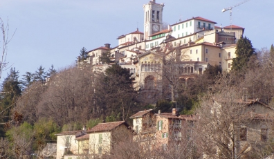 The sacred mountain by bus and funicular